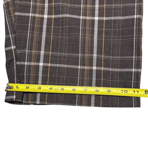 Y2K O'neill Brown Heather Plaid Polyester Blend Shorts‎ Men's 31 (Fits 31.5) - Picture 10 of 10